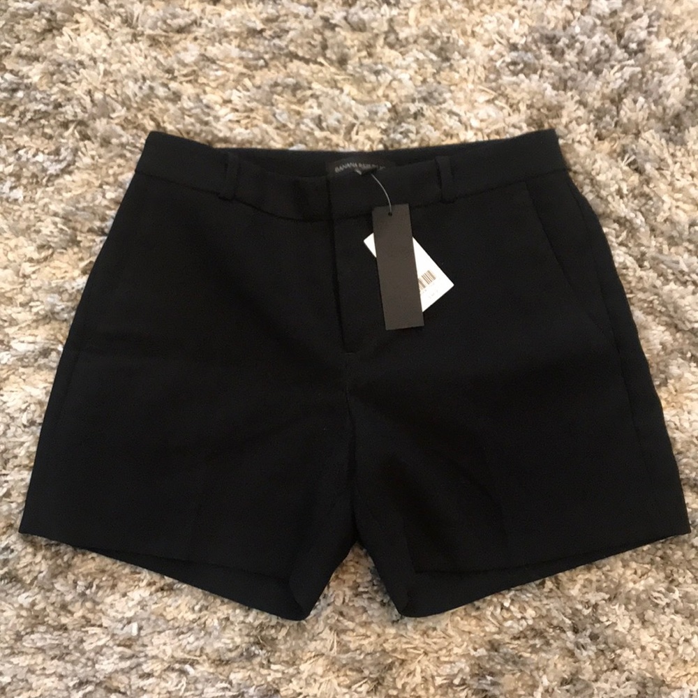 Banana Republic black shorts size 0